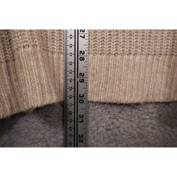 Womens Time And Tru Open Front Beige Cardigan Sweater With Pockets XL (16-18) Co - Picture 7 of 8